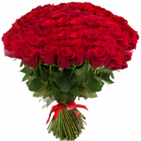 101 элитная красная роза