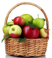Корзинка яблок
