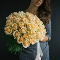 51 кремовая роза