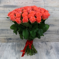 51 оранжевая роза