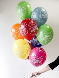 11 латексных шаров