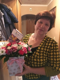 Коробка с цветами микс